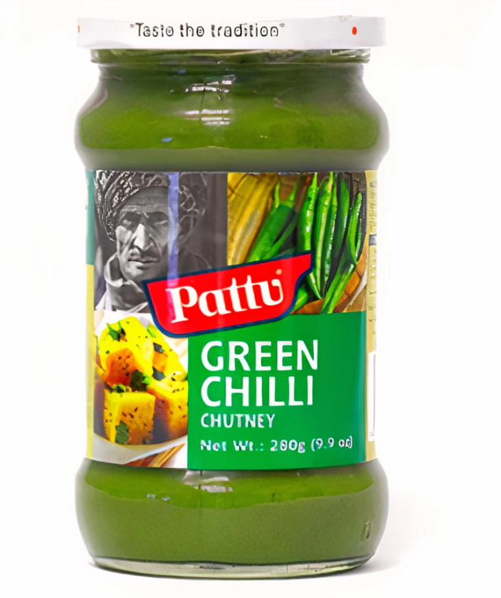 Pattu Chutney 280gm Green-Chilli