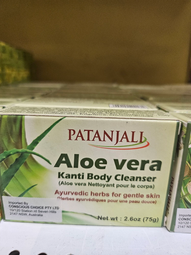 Patanjali Kanti-Body-Cleanser 75gm AloeVera