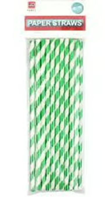 Party Central Paper-Straws ea 20pk