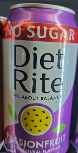 Diet-Rite 375ml PassionFruit