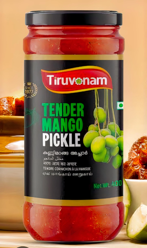 Tiruvonam Pickle 400gm Tender-Mango