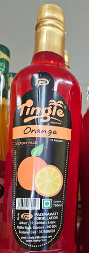 Tingle Squash 750ml Orange